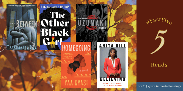 #FastFive November 2021 Book&nbsp;Reviews